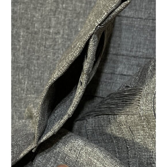 2 Ikea Hannalena Curtain Panels Grey 57" X 98.5" Polyester Drapery Window Coveri - Picture 4 of 7